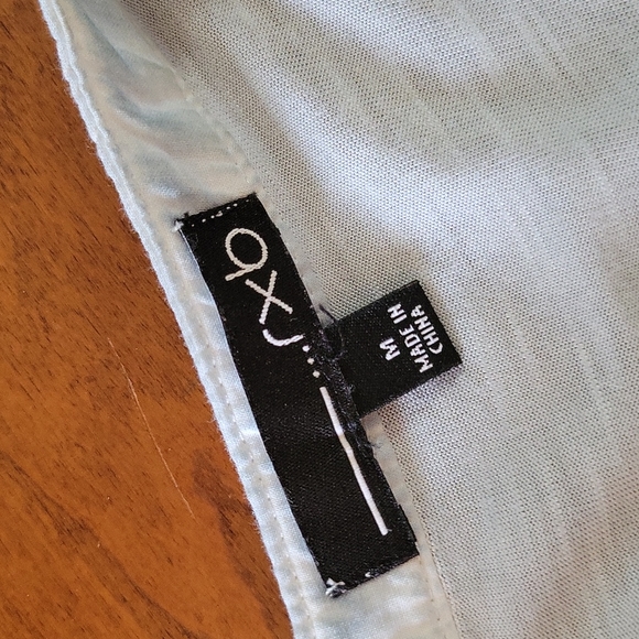 rxb Sleevess Lt Blue Floral Buttin Down Top M - Picture 8 of 9